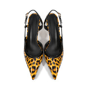 Pu Leather Leopard Print  Shoe