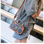 Load image into Gallery viewer, Vintage Radio Shaped Cross body Bag
