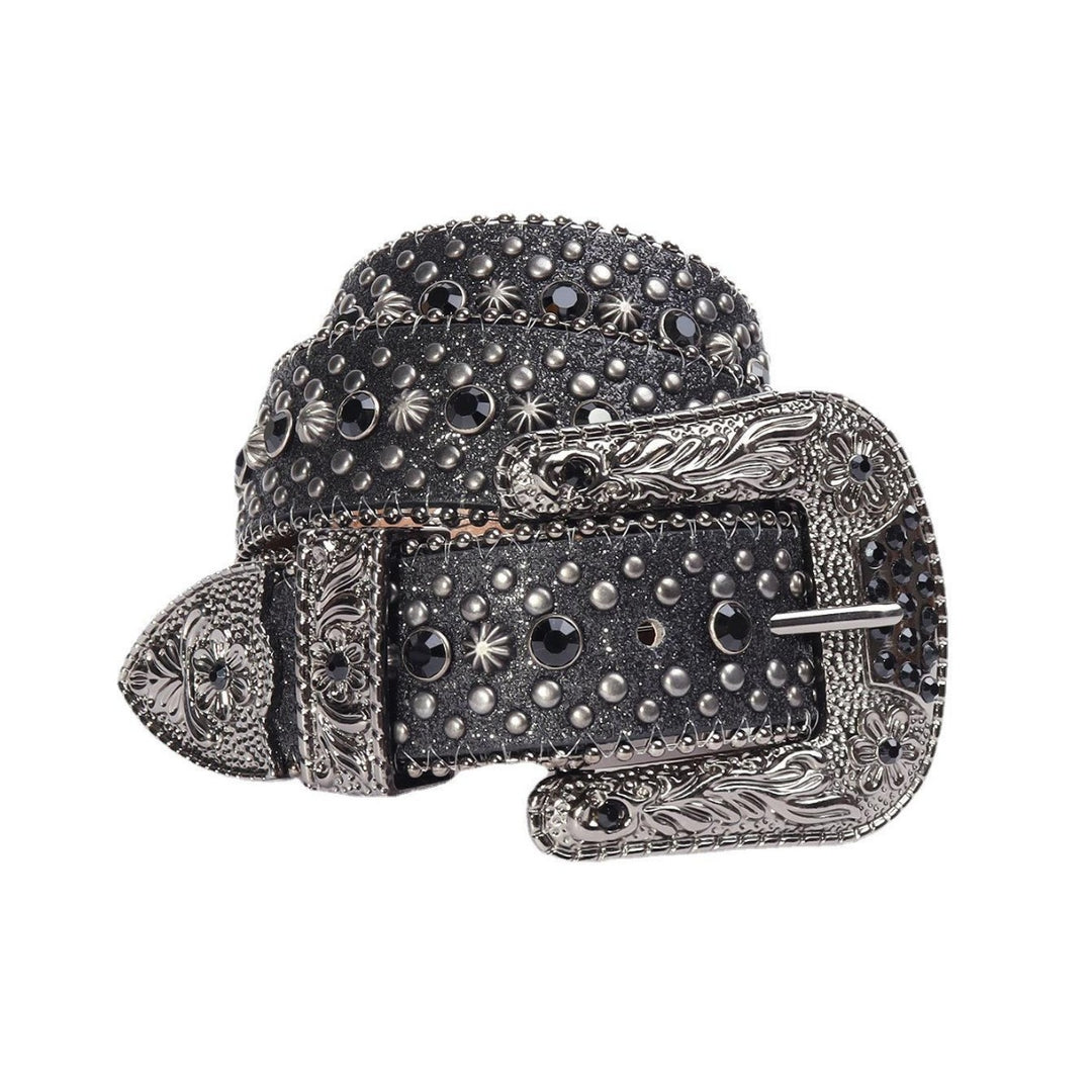 Cowboy Rhinestone Bling Belt 0998