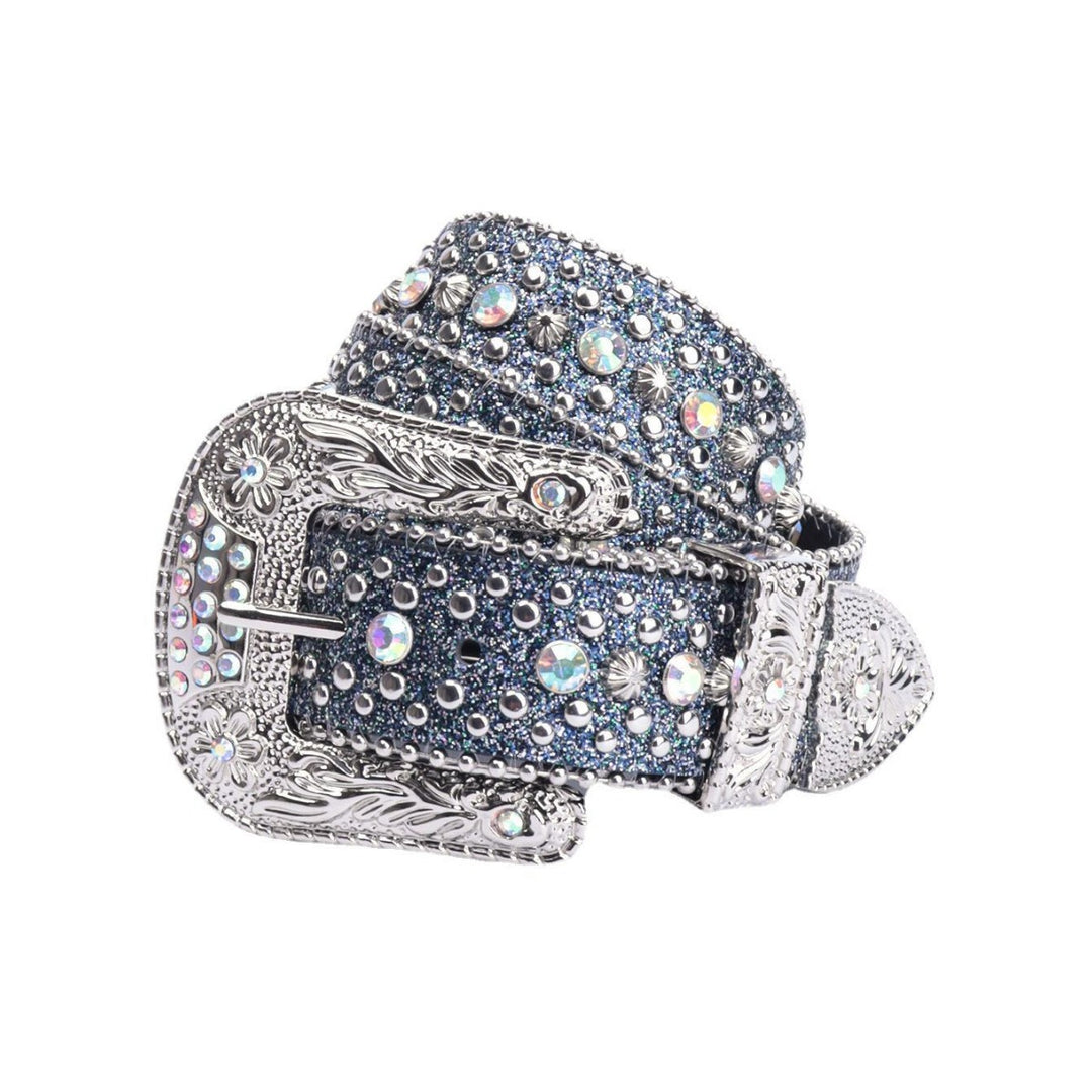 Cowboy Rhinestone Bling Belt 0998