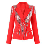 Load image into Gallery viewer, Handmade Beading Ladies Jackets
