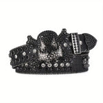 Load image into Gallery viewer, Cowboy Rhinestone Bling Belt 0999
