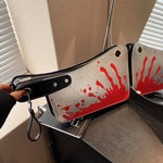 Load image into Gallery viewer, Bloody Kitchen Knife Crossbody Purse
