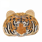 Load image into Gallery viewer, Tiger Face Clutch Purse
