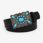 Load image into Gallery viewer, Floral Turquoise leather 1209
