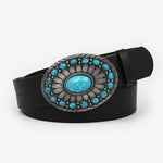 Load image into Gallery viewer, Floral Turquoise leather 1209
