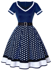 1940 Vintage Inspired Flare Dress