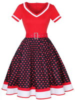 Load image into Gallery viewer, 1940 Vintage Inspired Flare Dress
