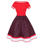 Load image into Gallery viewer, 1940 Vintage Inspired Flare Dress
