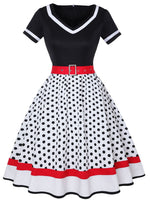 Load image into Gallery viewer, 1940 Vintage Inspired Flare Dress
