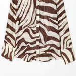 Load image into Gallery viewer, Wild Elegance Zebra Print Two-Piece Set
