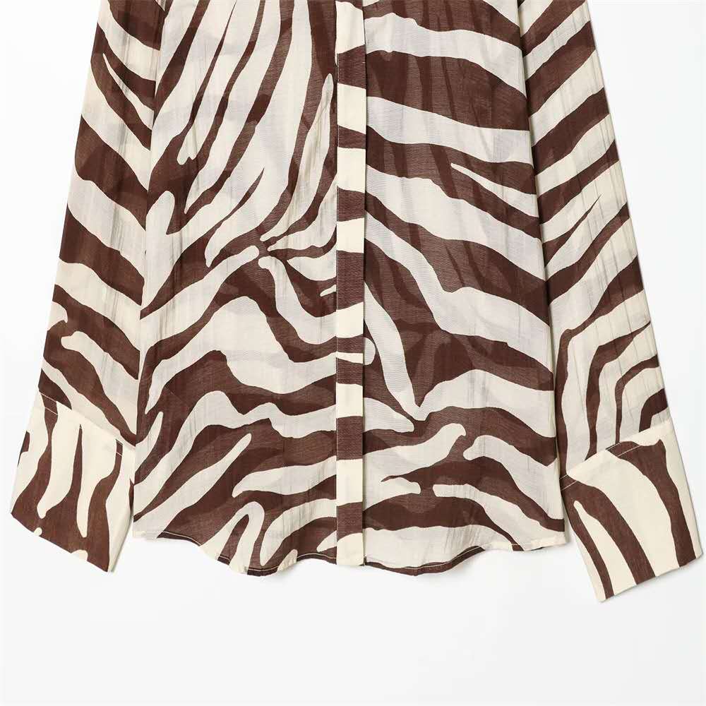 Wild Elegance Zebra Print Two-Piece Set