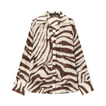 Load image into Gallery viewer, Wild Elegance Zebra Print Two-Piece Set