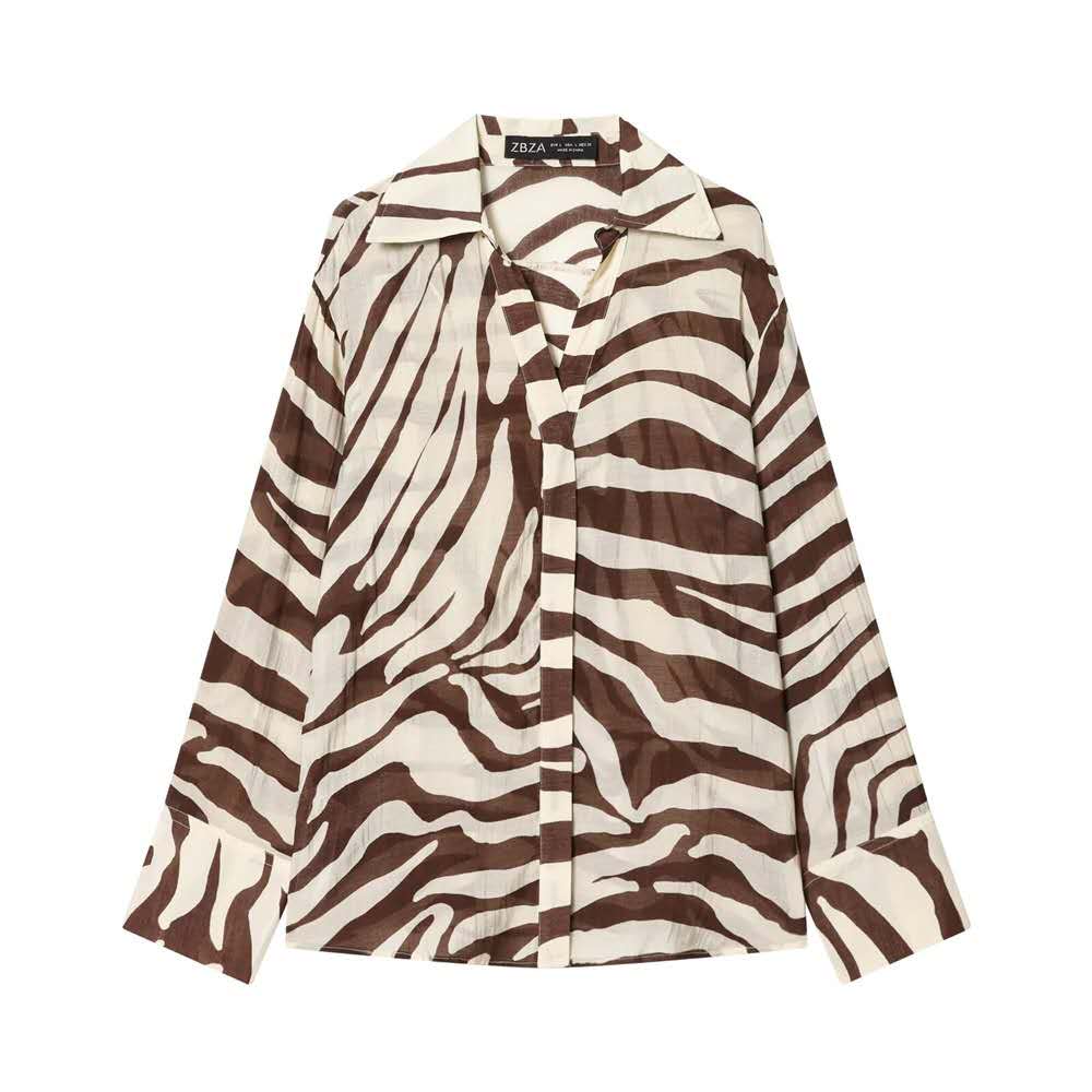 Wild Elegance Zebra Print Two-Piece Set