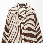 Load image into Gallery viewer, Wild Elegance Zebra Print Two-Piece Set