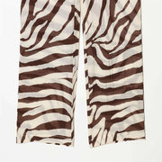 Wild Elegance Zebra Print Two-Piece Set
