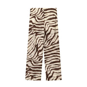 Wild Elegance Zebra Print Two-Piece Set