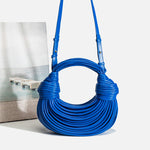 Load image into Gallery viewer, Satchel Hand-woven Crossbody Noodle Bag
