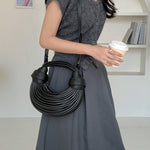 Load image into Gallery viewer, Satchel Hand-woven Crossbody Noodle Bag
