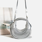 Load image into Gallery viewer, Satchel Hand-woven Crossbody Noodle Bag
