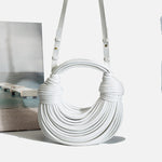 Load image into Gallery viewer, Satchel Hand-woven Crossbody Noodle Bag
