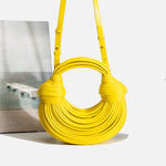 Load image into Gallery viewer, Satchel Hand-woven Crossbody Noodle Bag
