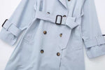 Load image into Gallery viewer, Double breasted long trench coat 1715
