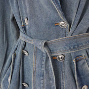 Denim Dynasty Trench Coat