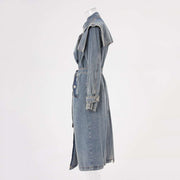 Denim Dynasty Trench Coat