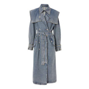 Denim Dynasty Trench Coat