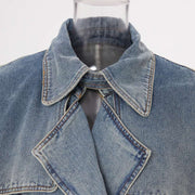 Denim Dynasty Trench Coat