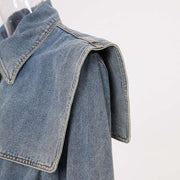 Denim Dynasty Trench Coat