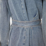 Denim Dynasty Trench Coat