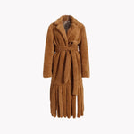 Load image into Gallery viewer, Faux Fur Fringe Coat
