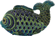 Fish Rhinestone Evening Purse
