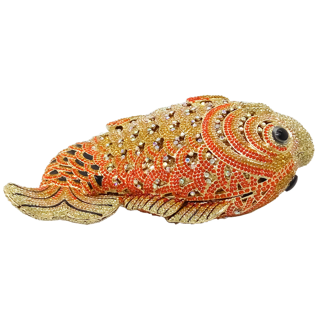 Fish Rhinestone Evening Purse