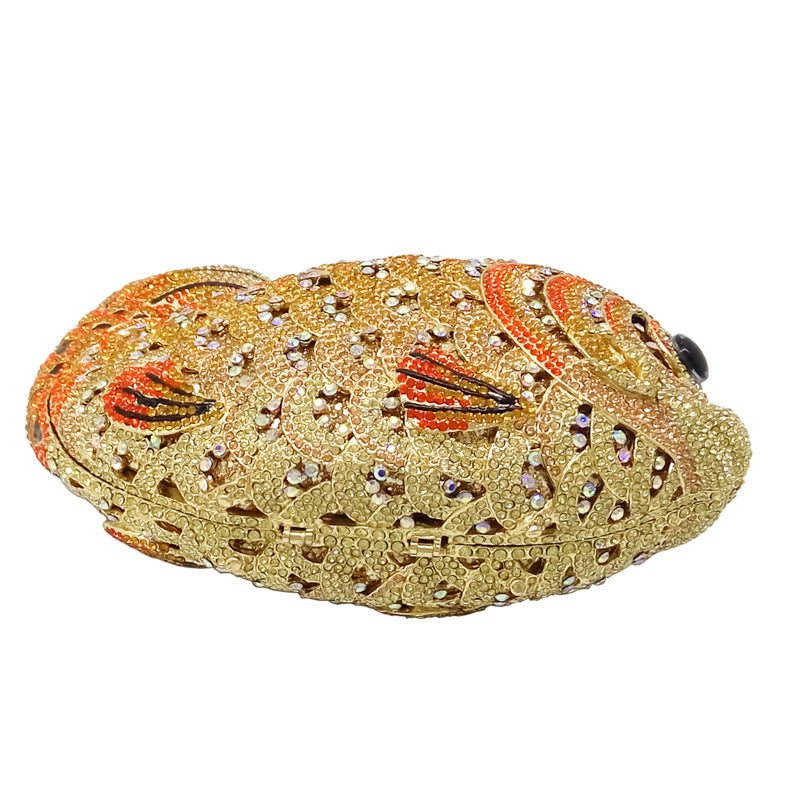 Fish Rhinestone Evening Purse