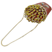 French Fries Crystal Evening Bag