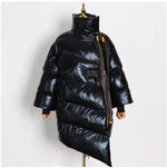 Load image into Gallery viewer, Glossy Quilted Winter Jacket
