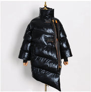 Glossy Quilted Winter Jacket