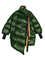 Load image into Gallery viewer, Glossy Quilted Winter Jacket
