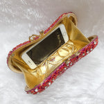 Load image into Gallery viewer, Heart Rhinestone Evening Purse
