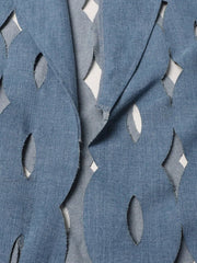 Hollow Out Tassels Denim Coat