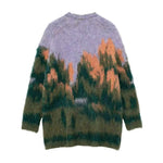 Load image into Gallery viewer, Gradient Landscape Paint Cardigan Sweater
