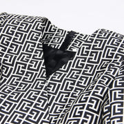 Jacquard Monogram Print Minidress 1267