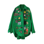 Load image into Gallery viewer, Playful Patches Denim Jacket
