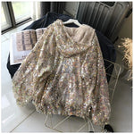 Load image into Gallery viewer, Sequined Thin Net Hooded Jacket
