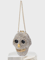 Load image into Gallery viewer, Skull Gem Clutch Purse
