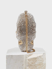 Skull Gem Clutch Purse