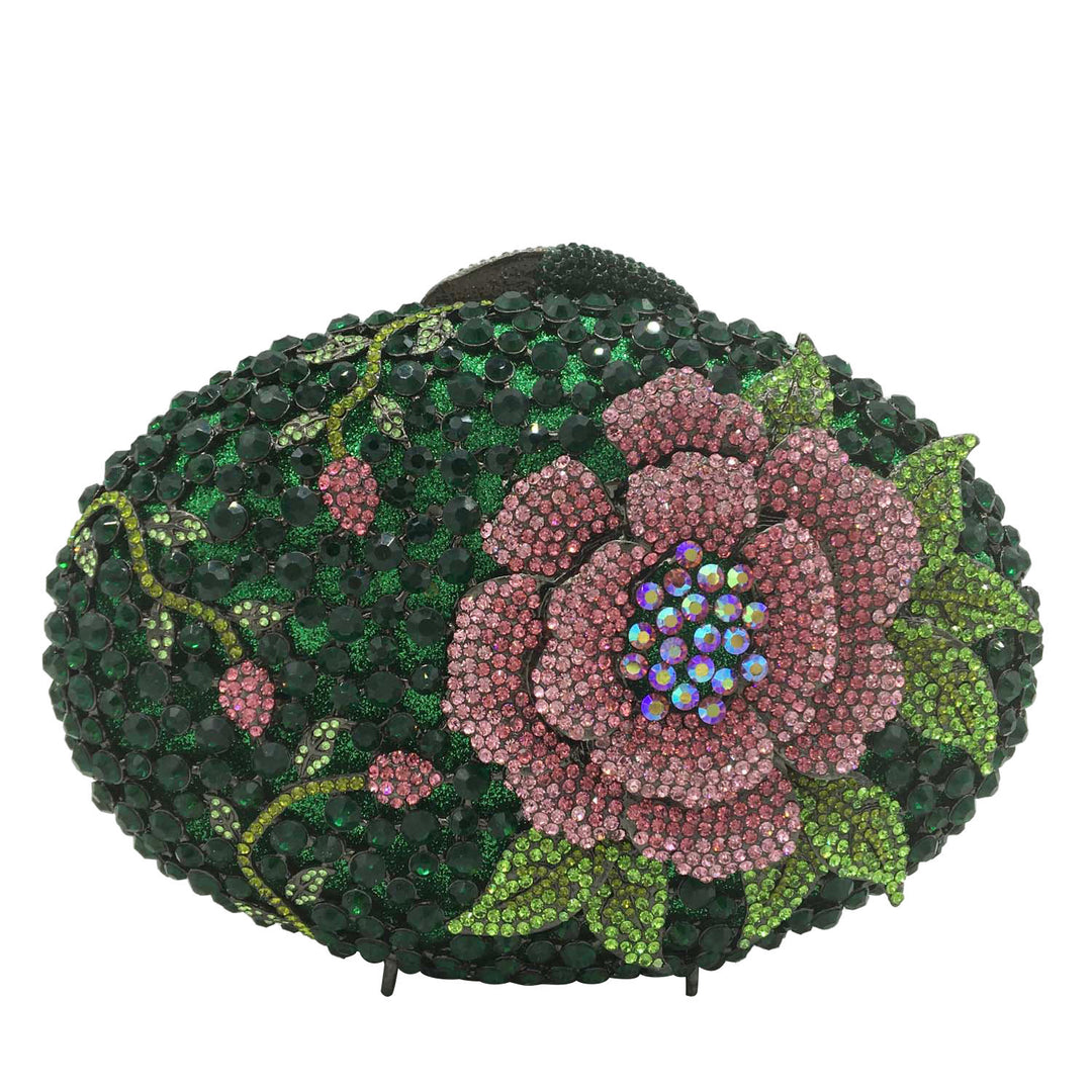 Starry Flower Rhinestone Purse